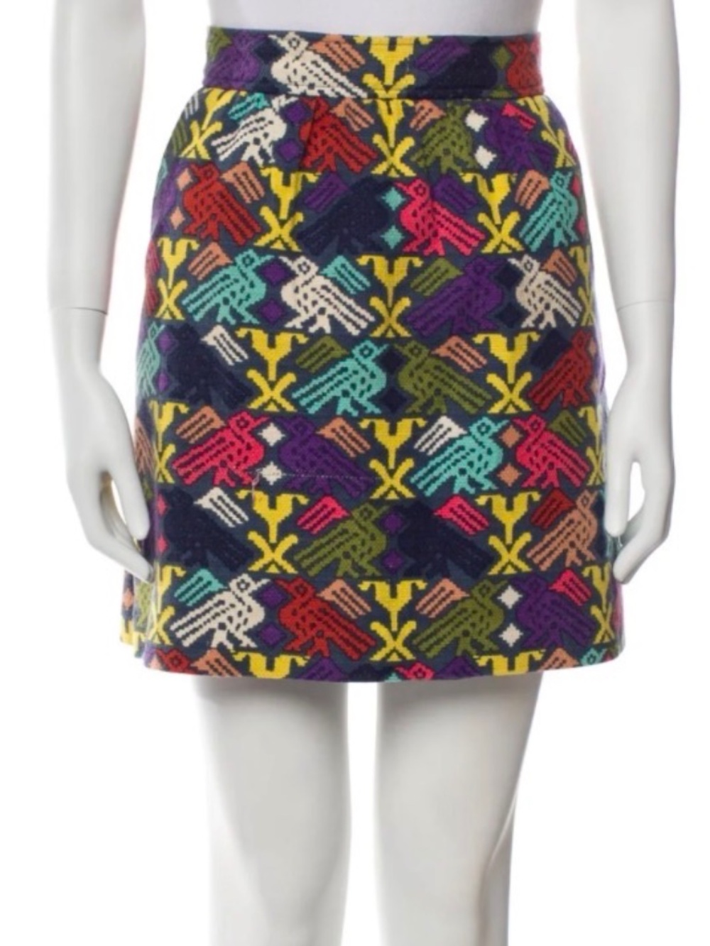 Tibi jacquard cotton mini skirt, vintage, size 4